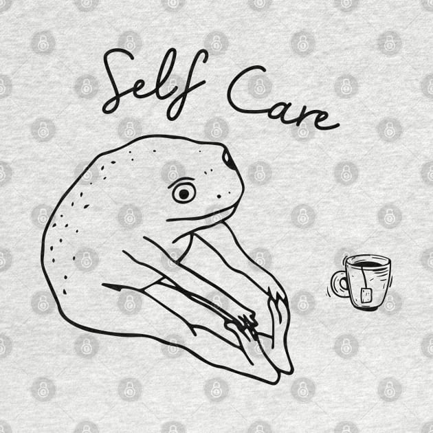 Self Care Frog by susanne.haewss@googlemail.com